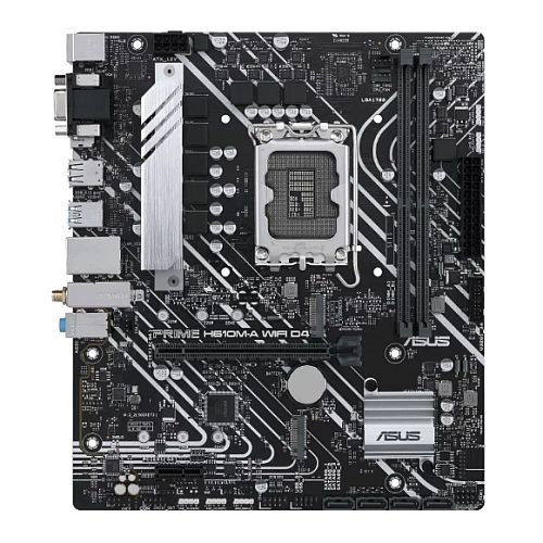 ASUS PRIME H610M-A WiFi D4 LGA1700 Micro ATX Motherboard DDR4 ASUS PRIME H610M-A WiFi D4 LGA1700 Micro ATX Motherboard DDR4